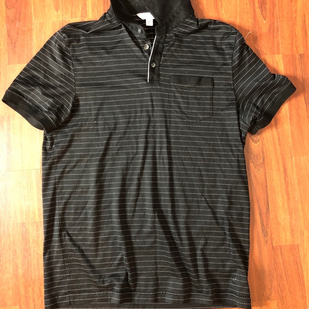 Men’s Calvin Klein Black Stylish Polo Shirt
